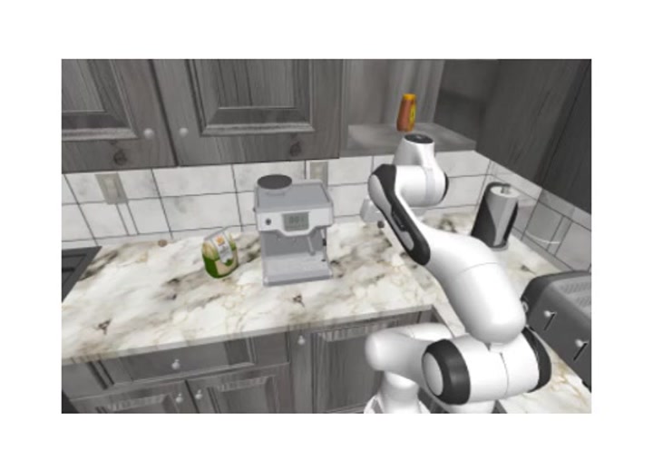 Robot manipulation scene for diffusion-policy-style action prediction